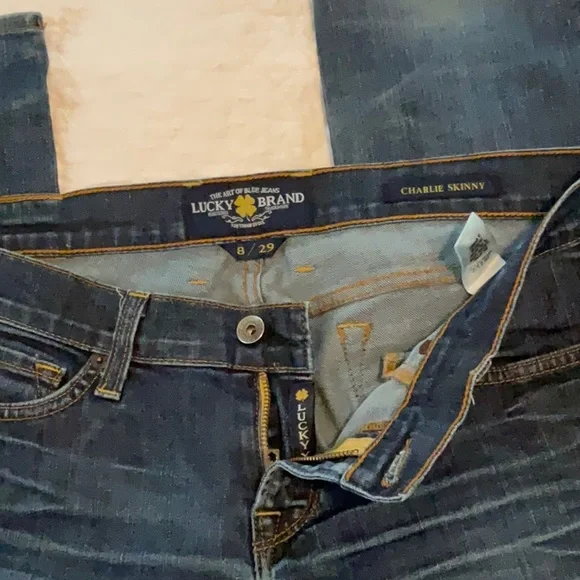 Lucky Brand Jeans CHARLIE SKINNY 8/29 R - Picture 2 of 9
